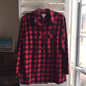 Buffalo plaid tunic/shirt